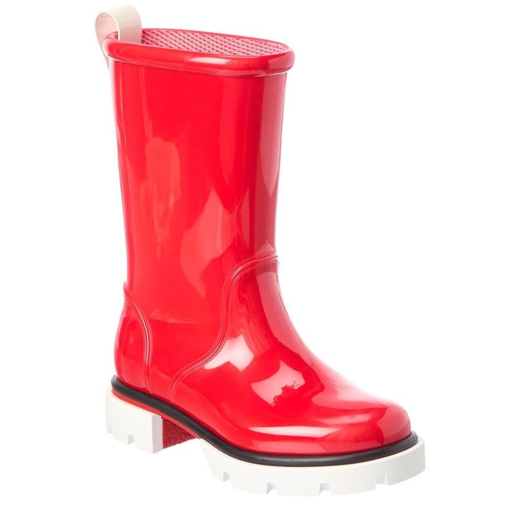 Christian Louboutin Toy Pluie Rubber Boot, Red